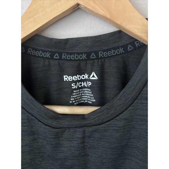 Reebok Men’s Dark Green Athletic T-Shirt Size Small Workout Training Tee - Picture 4 of 7